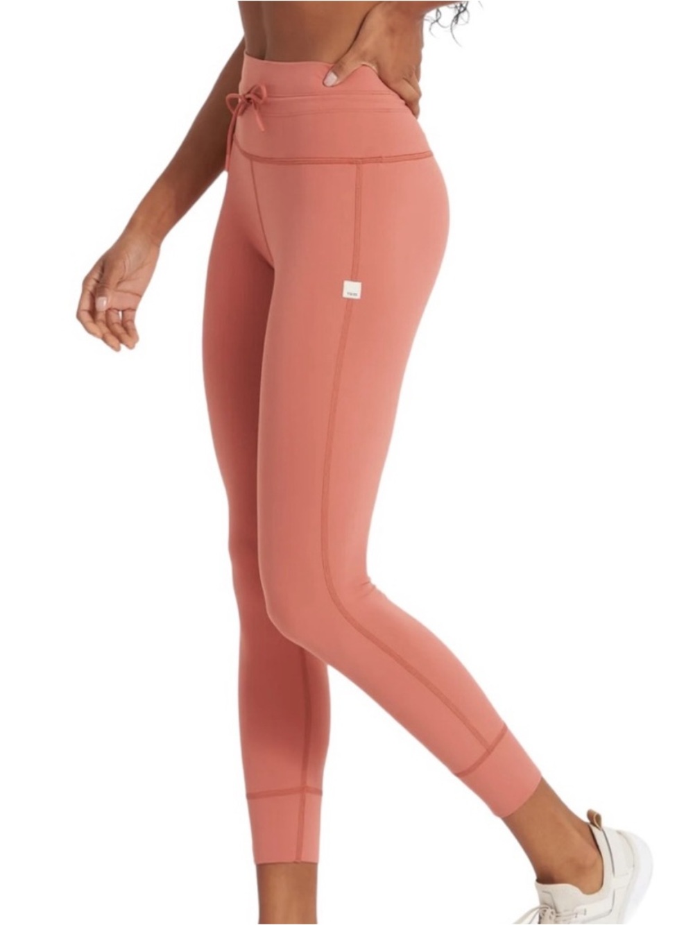 Vuori Daily Leggings Coral/Cinnamon - Size Medium